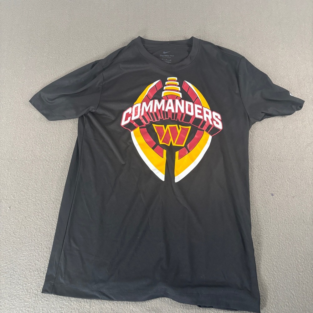 Nike Washington Commanders Dri-FIT Shirt Mens Size Medium Black NKGK-00A-9E-NCF